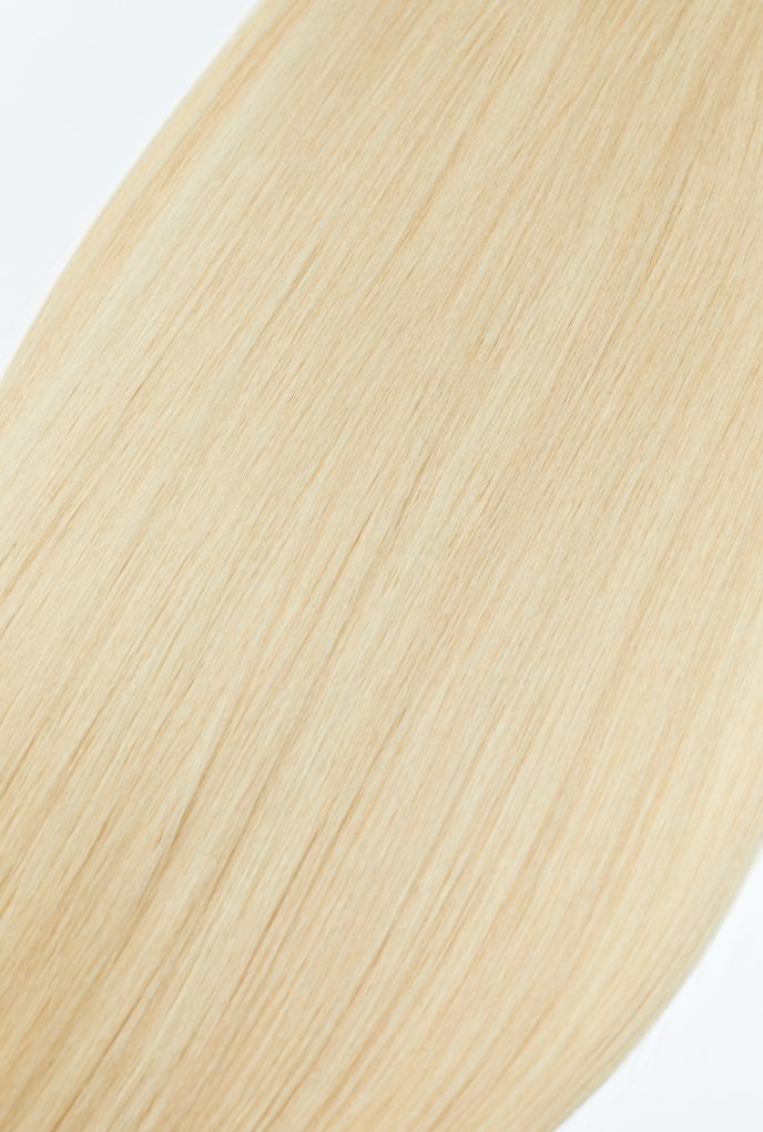 Barbie Blonde Straight 22” Inches 7 piece Premium quality - HD Fibre Clip-In Hair Extensions
