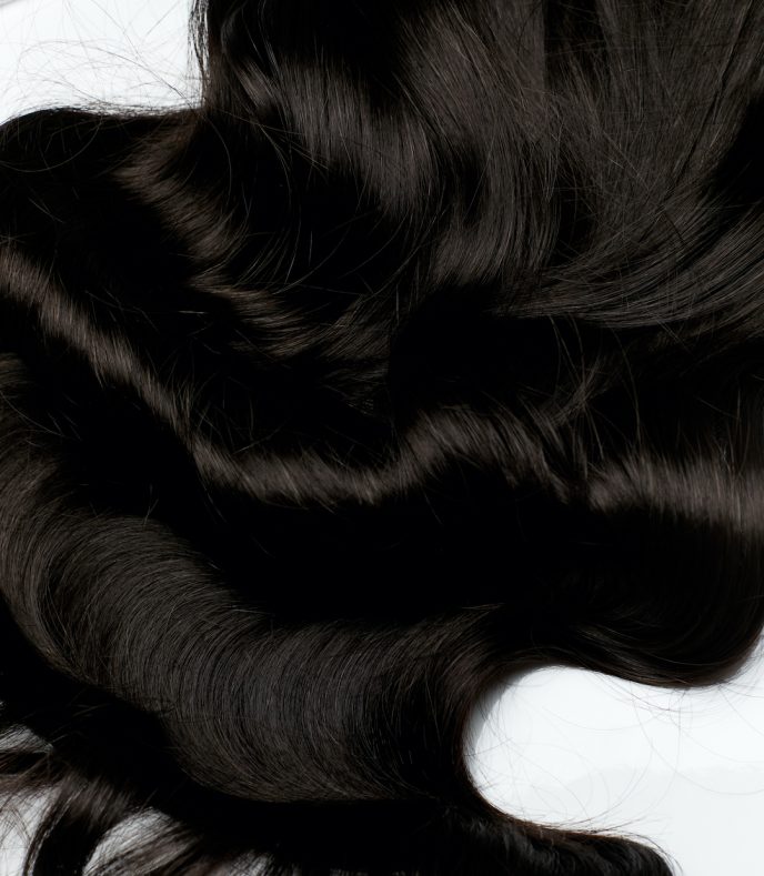 Dark Chocolate Brown Curly 22” Inches 7 piece Premium quality - HD Fibre Clip-In Hair Extensions