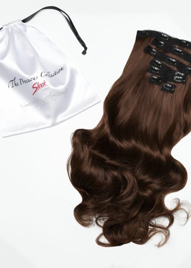Auburn Curly 22” Inches 7 piece Premium quality - HD Fibre Clip-In Hair Extensions
