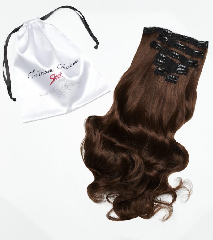 Auburn Curly 22” Inches 7 piece Premium quality - HD Fibre Clip-In Hair Extensions