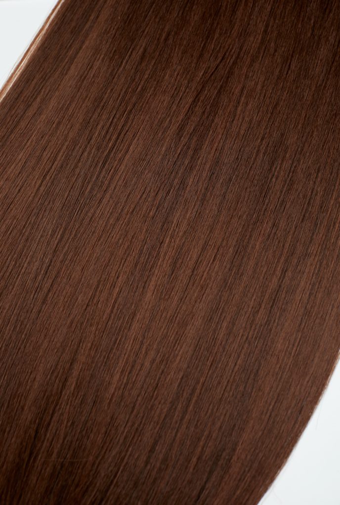 Auburn Straight 22” Inches 7 piece Premium quality - HD Fibre Clip-In Hair Extensions