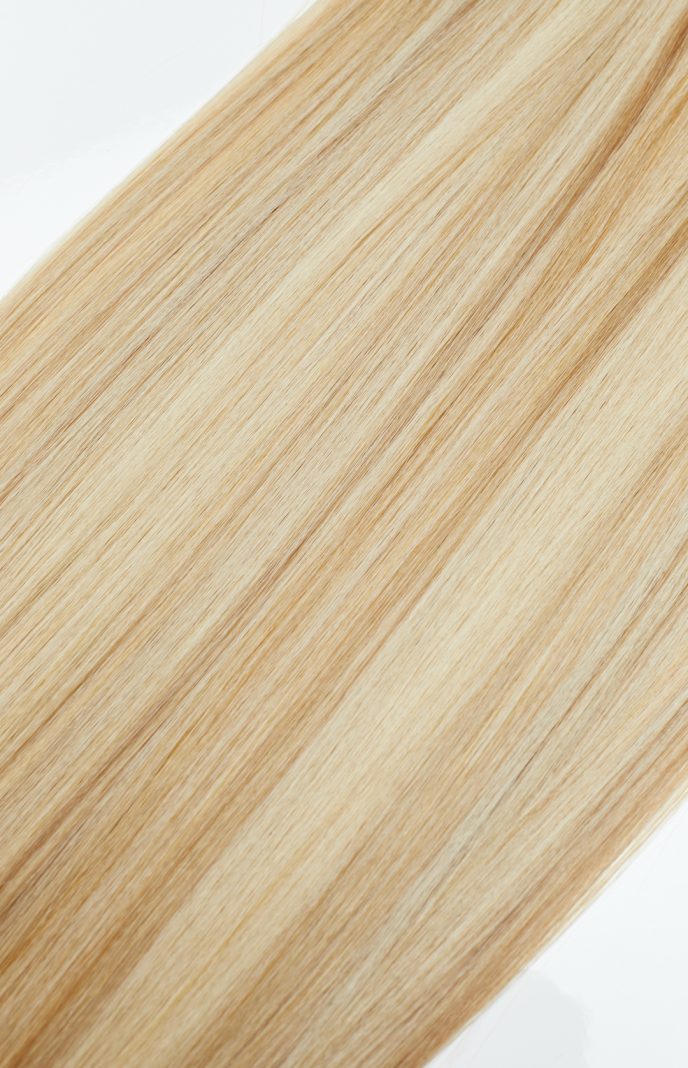 Light Blonde Straight 22” Inches 7 piece Premium quality - HD Fibre Clip-In Hair Extensions