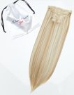 Light Honey Blonde Straight 22” Inches 7 piece Premium quality - HD Fibre Clip-In Hair Extensions
