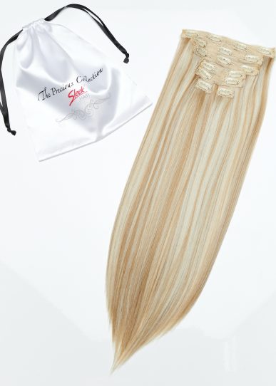 Light Honey Blonde Straight 22” Inches 7 piece Premium quality - HD Fibre Clip-In Hair Extensions
