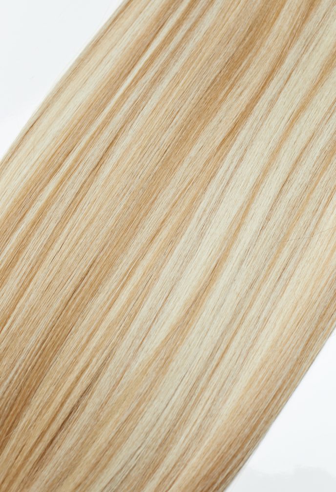 Light Honey Blonde Straight 22” Inches 7 piece Premium quality - HD Fibre Clip-In Hair Extensions
