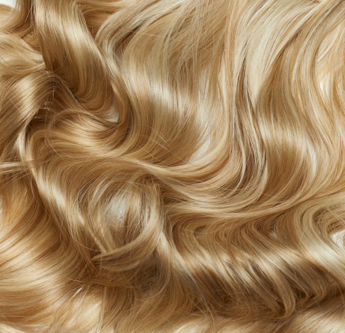 Light Honey Blonde Curly 22” Inches 7 piece Premium quality - HD Fibre Clip-In Hair Extensions