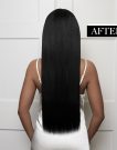 Light Blonde Straight 22” Inches 7 piece Premium quality - HD Fibre Clip-In Hair Extensions