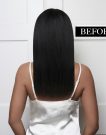 Light Blonde Straight 22” Inches 7 piece Premium quality - HD Fibre Clip-In Hair Extensions
